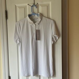 Lady Hagen White Polo Shirt